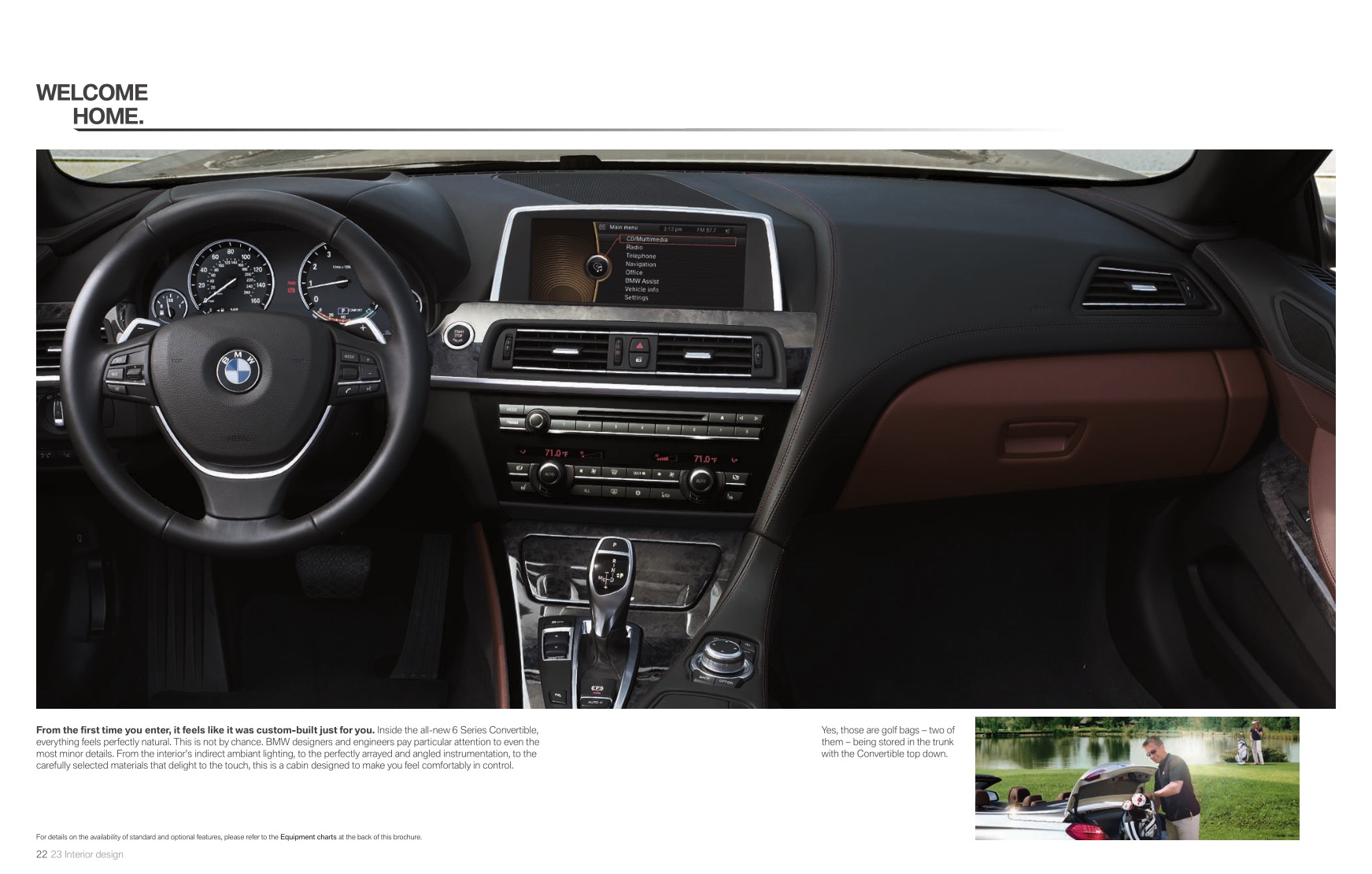 2012 BMW 6-Series Convertible Brochure Page 26